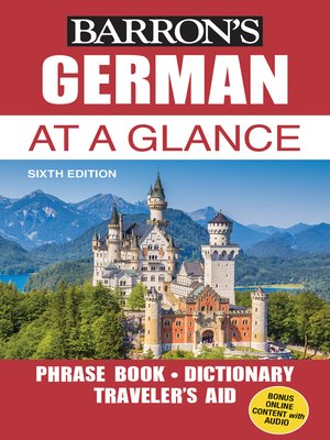 cover image of German at a Glance